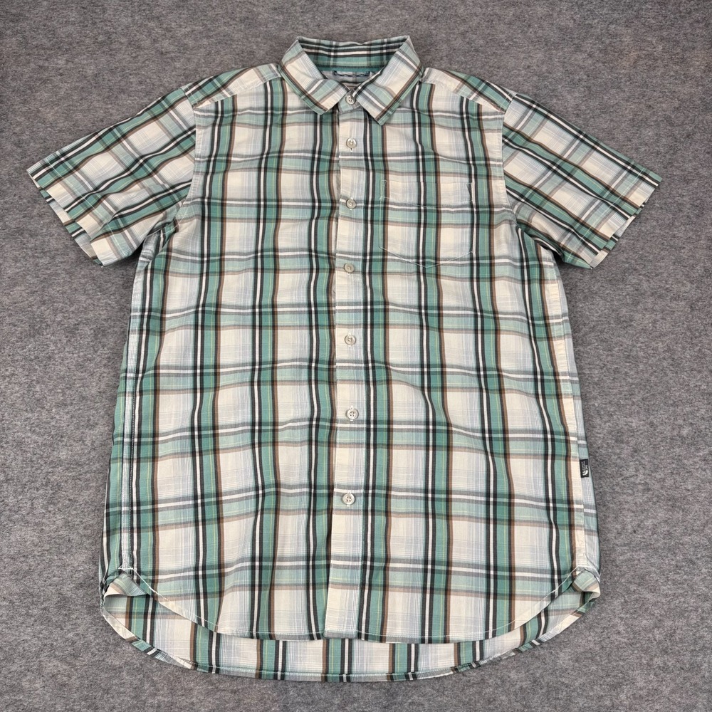 The North Face Hammets Button Up Shirt Plaid Pocket Mens‎ Small S